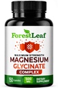 Magnesium Glycinate 500mg Complex - Magnesium Supplement Capsules for Sleep and Calmness - Non-GMO, 3rd Party Tested - 150 Pills for Women & Men by ForestLeaf