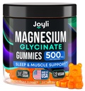 Magnesium Glycinate Gummies for Adults 500mg - Chewable Magnesium Glycinate for Kids Sleep, Glicinato De Magnesio para Mujeres, 60 Count