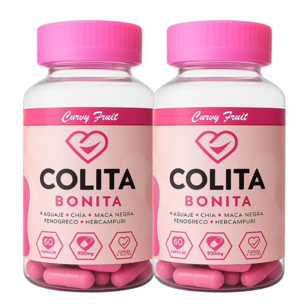 Colita Bonita | Aguaje + Black Maca + Fenugreek | Herbal Supplement for Women | Natural Balance & Wellness Support – 2 Month Supply