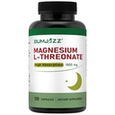 Magnesium L-Threonate Capsules 1800mg – 120 Count– High Absorption Magnesium Supplement – Bioavailable Form for Rest and Cognitive Function Support