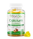 BariSlim Bariatric Calcium Gummies - Specially Formulated Bariatric Vitamins for Patients After Weight Loss Surgery - Supports Energy Levels & Bone Health | Peach (90 Vegan Gummies)