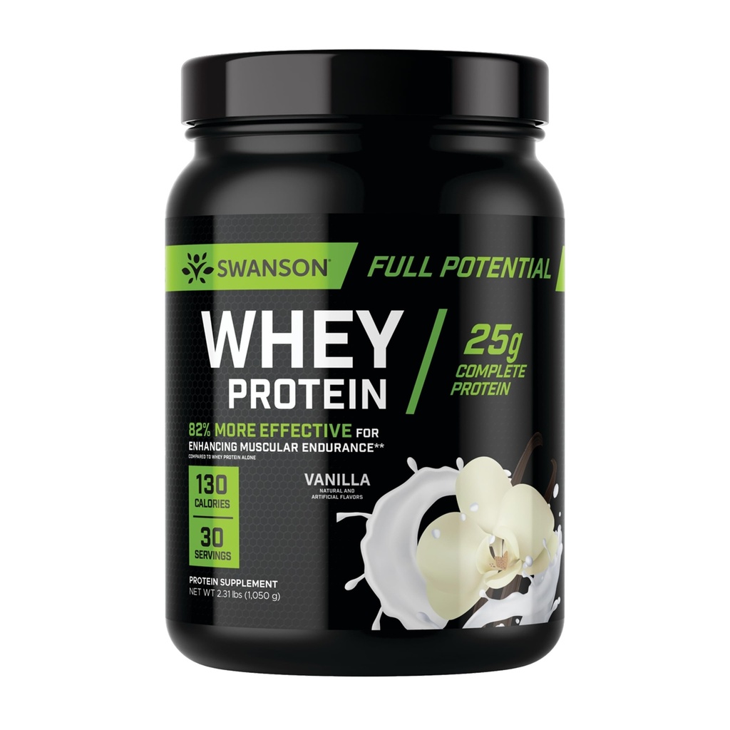 Swanson Full Potential Whey Protein - Vanilla