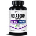 Healthfare Melatonin 20mg | 150 Veg Capsules | Complex with L-Theanine | Valerian Root & Vitamin B6 | Vegetarian Formula | Non-GMO | Gluten-Free | Made in The USA