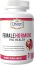 Vrouwelijke Hormone supplement - Menopauze Ondersteuning Capsules voor vrouwen - Vrouwen Hormone ondersteuning met zwarte cohos, rode klaver, gezegende distel, wilde Yam, & Raspberry - 60 plantaardige capsules