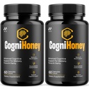 (2 Pack) CogniHoney Capsules, Official Cogni Honey Brain Support Pills with All Natural Ingredients, Advanced Memory Brain Health and Wellness Support Supplement with Premium Vitamins (120 Capsules)