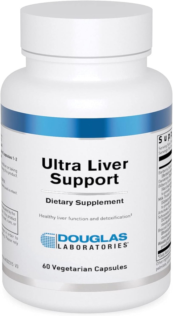 Douglas Laboratories Ultra Liver Support | Supports Liver and Gastrointestinal Tract with Lipotropic Nutrients and Herbal Ingredients | 60 Capsules