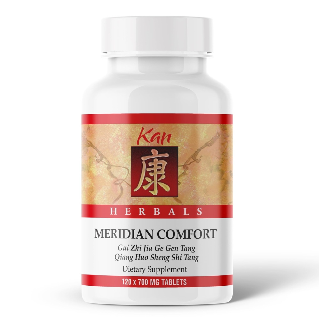 Kan Herb Company Meridian Comfort – Traditional Chinese Herbal Formula with Kudzu and Cinnamon Twig to Support Comfortable Movement, Flexible Joints, and Balanced Inner Outer Response, 120 Tablets