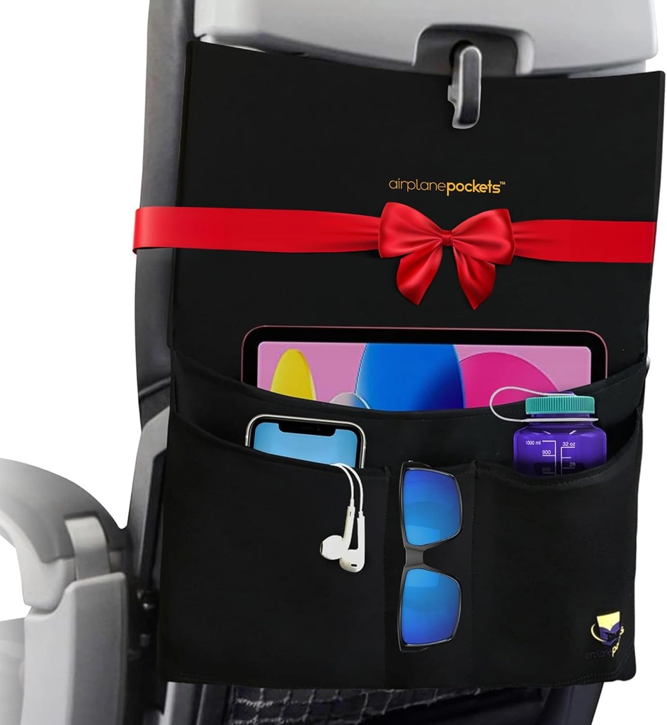 Vliegtuig Pockets - Vliegtuig Accessoires - Vliegtuig Reizen Essentials - Reis Organisator - Zitplaats Opslag Organisator - Air Travel Essentials - Zitje Terug Organisator - International Travel Must Have
