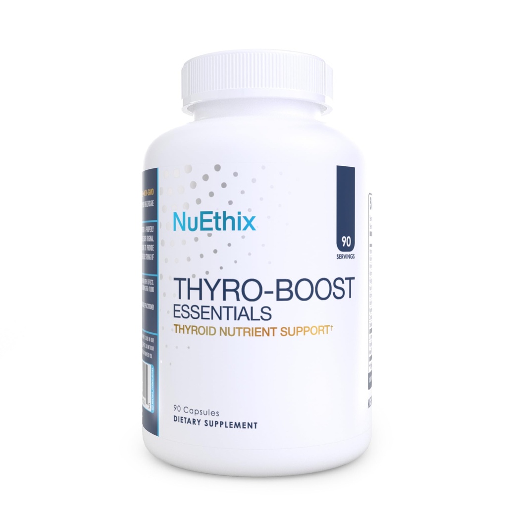 NuEthix Formuleringen Thyro-Boost Essentials, Niet-Glandular Ondersteuning om te helpen met Optimale Schildklierfunctie, 90 Capsules