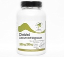 Chelated Calcium 500mg and Magnesium 250mg ~ 200 Capsules - No Additives ~ Naturetition Supplements