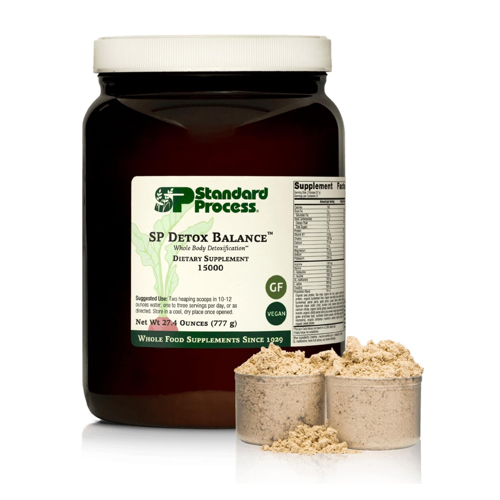 Standard Process Inc. SP Detox Balance - Cleanse with Pea Protein, Iron, Magnesium & Choline - Vegan, Non-Dairy & Gluten-Free - 28 oz