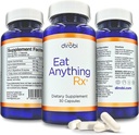 Dirobi Eten Alles Xylose Isomelase Fructose Malabsorptie Enzymen, FODMAP Supplement, Digestieve Enzymen voor Beter Lactose, Vet, Eiwit en Koolhydraat Digestie Gas & Bloating Relief 30 Capsules