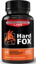 Hard Fox - #1 Ultimate Performance - 3" Toegevoegde grootte in 60 dagen - Uitbreiding pillen voor mannen - Super Drive, sterkte, grootte, endurance - 60 Tellen