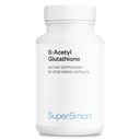 Supersmart S-Acetylglutathion 300 mg per dag (hoge absorptie) - Stabiele vorm van L-glutathiontripeptide - GSH-supplement 