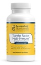 Researched Nutritionals Transfer Factor Multi-Immune Colostrum Supplement - Mushroom-Free Immune Support with Zinc, Beta Glucan, and Green Tea - Backed by Clinical Research (90 Capsules)