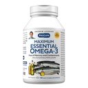 ANDREW LESSMAN Maximum Essential Omega-3 Unflavored, 180 Softgels - Ultra-Pure Omega-3 Fish Oil 1200 mg-High DHA, No Mercury Supplement-Small, Gemakkelijk doorslikken Fish Oil Capsules