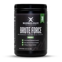 Wilderness Athlete - Brute Force Pre-Workout | Best Pre Workout Powder for Women & Men - Preworkout Drink Supplements with Natural Caffeine - Workout Supplement for Men & Women (Green Apple)
