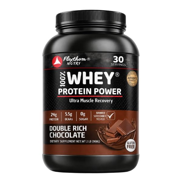 Ultra-Pure 100% Whey Protein Powder – Double Chocolate | Lean Muscle Nutrition (2 lb)