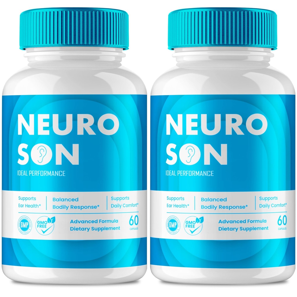 NeuroSon Capsules, Official NeuroSon Brain & Memory Supplement Pills, Advanced Nootropic Pills Brain Health Support, All Natural Neuro Son Cognitive Health & Function Reviews (2 Pack)