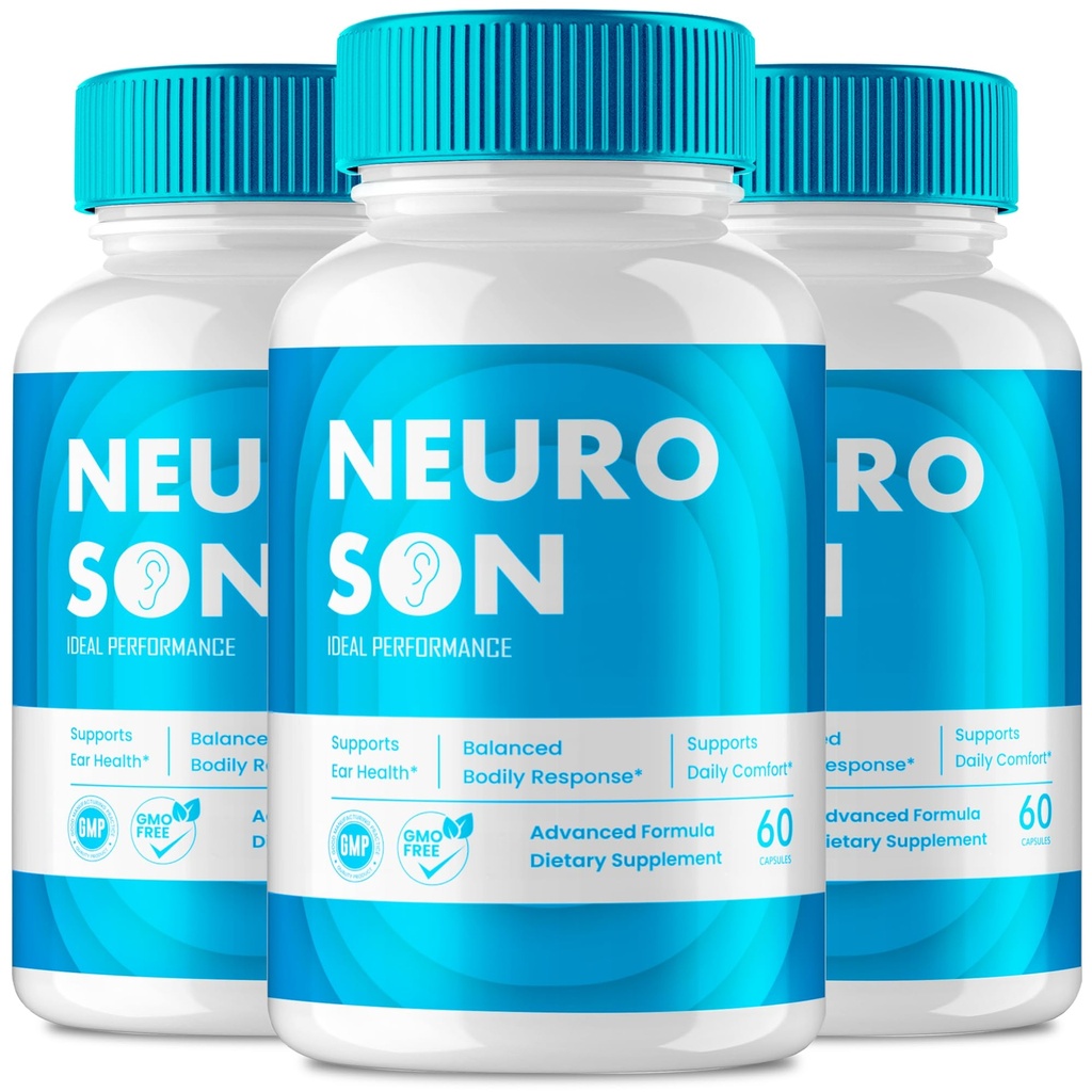 NeuroSon Capsules, Official NeuroSon Brain & Memory Supplement Pills, Advanced Nootropic Pills Brain Health Support, All Natural Neuro Son Cognitive Health & Function Reviews (3 Pack)