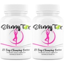 Advanced Bionetix Skinnytox 15 Day Colon Cleanse Detox - 2 Pack Savings, Supports Healthy Bowel Movements Flushes Toxins, Boosts Energy. All Natural Weight Management w/Probiotics