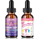 Kids Magnesium Liquid Drops & Liquid Iron Supplement for Kids