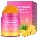 Feminine Probiotics Gummies Probiotic Health Support,PH Balance Gummies for Women,Promotion of Womens Health,Natural Pineapple Flavor,Vegan,Gluten-Free,60 Count