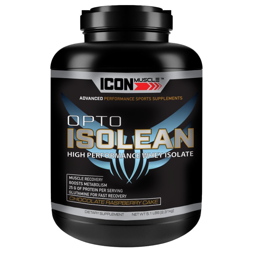 Isolean Whey Protein Isolate 5 Pound, Chocolate Raspberry Cake