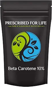 Prescribed For Life Beta Carotene, 10% Beta Carotene Powder Extract, Converts into Vitamin A (2kg)