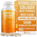 Hydrolyzed Collagen Powder Supplement | Promotes Hair, Nail, Skin, Bone, Joint Health, Gut Health | Hydrolyzed Grass Fed Collagen Peptides |Collagen for Women | 200gr (Capsules)