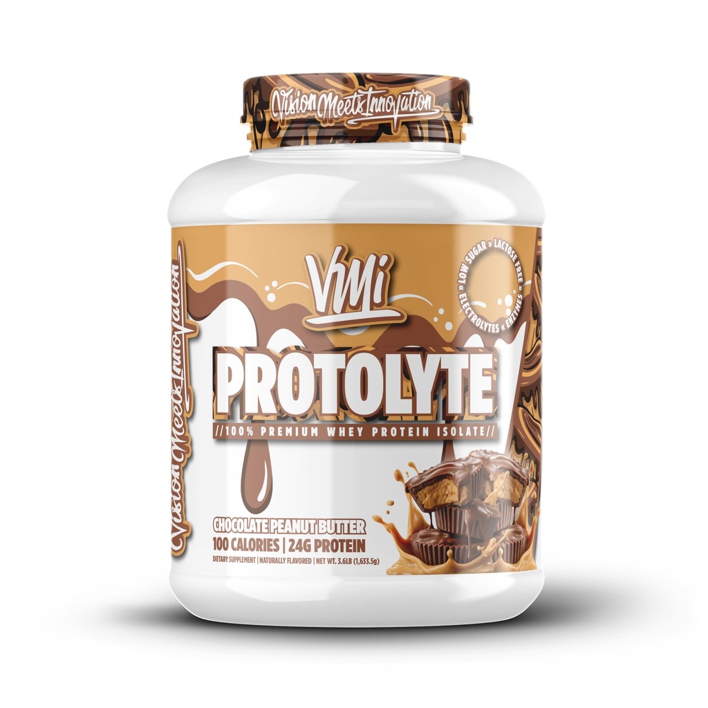 VMI Sports ProtoLyte Whey Isolate Protein Powder, Chocolate Peanut Butter, 4.6 lbs