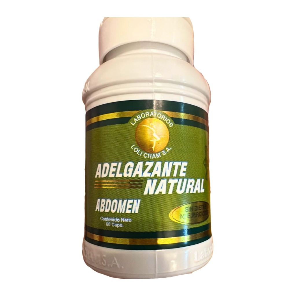 Natural Wellness Supplement with Natural Ingredients | 60 Capsules | Adelgazante Abdomen