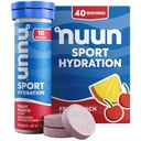 Nuun Sport Electrolyte tabletten met Magnesium, Calcium, Kalium, Chloride & Natrium, Glutenvrij & Vegan, Fruit Punch, 4 Pack (40 Servings Totaal)