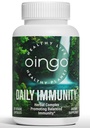 Daily Immunity Capsules, Quercetin, Reishi Mushroom, Zinc, Oregano Oil, and Vitamin C, 120 Veggie Capsules