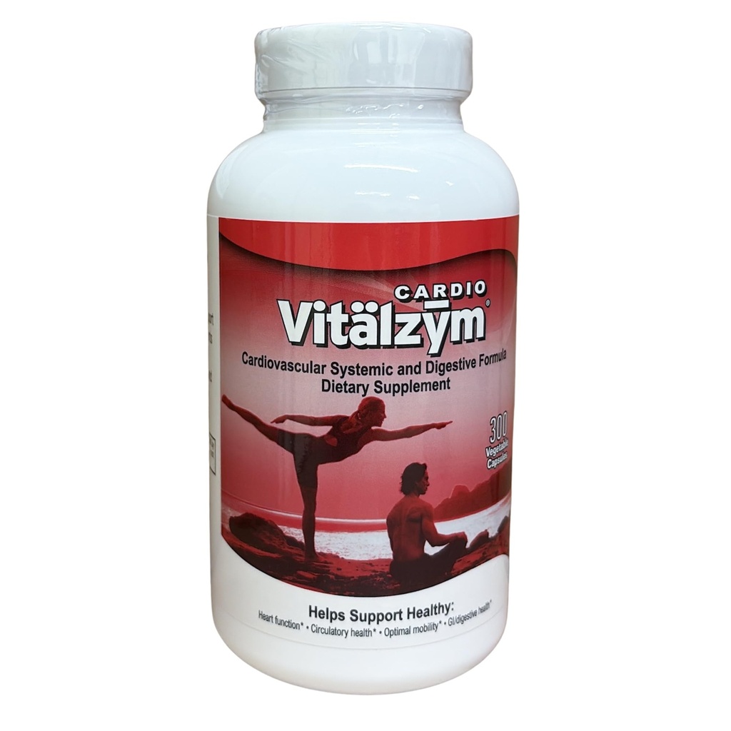 VITÄLZYM Cardio Proteolytic Systemic Enzymes with Serrapeptase, Nattokinase Plus CoQ10 (300 Capsules)