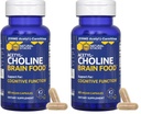 Acetylcholine Brain Food - Acetyl L-Carnitine & Alpha GPC Supplement - Supports Production of Acetylcholine - Neurotransmitter Supplement for Cognitive Function - 60 Capsules (Pack of 2)