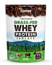 Opportuniteas Grass Fed Coffee Whey Isolate Protein Powder – 27 g Protein per Serving, Heavy-Metal Tested, Made with Real Colombian Coffee, Non-GMO, Hormone-Free, Sourced from Ireland, 7.5 lb