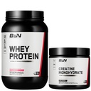 BARE PERFORMANCE NUTRITION BPN Whey Strawberry Protein & Creatine 30 Servings Bundle