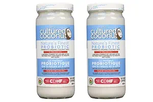 Gefermenteerde biologische kokosmelk Probiotische (2 flessen)