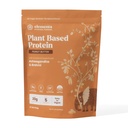 Elements Peanut Butter Plant Protein Powder | 20g Protein | Complete Amino Acid Profile | Ayurvedic Adaptogens Ashwagandha & Brahmi | Vegan | No Added Sugar | 21 Servings