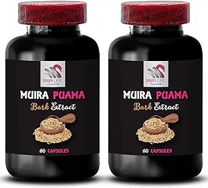 Lichaamsbalans - MUIRA PUAMA BARK EXTRACT - Vitale Energie, Energie Boost, Daytime Focus, Power Surge, Lifestyle Ondersteuning, Herbal Energy Activation, Balanced Boost 2 Flessen 120 Capsules