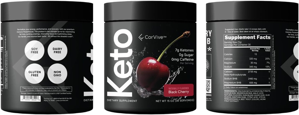 Premium Hydration Powder - Balanced Electrolyte and Energy Support, Zero Carb, Keto Friendly - Carnivoor goedgekeurd - 30 porties