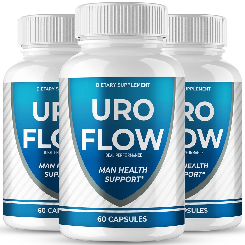 Uroflow for Men Capsules, URO Flow for Prostate Pills, Uroflow Supplement Caps - Maximum Strength, All Natural for Wellness & Comfort, Advanced Formula Overall Health & Wellness Reviews (3 Pack)