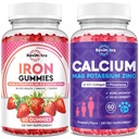 Iron Gummies Supplement voor volwassenen en kinderen 