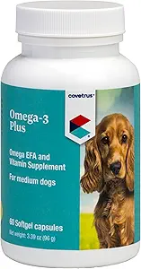 Omega-3 en vitaminesupplement Softgel Capsules Medium Dog, 31-60 lbs 60 st.