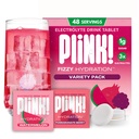 Plink! Fizzy Electrolyte Drink Tablets voor dagelijkse hydratatie - 48ct Electrolyte Tablets + Natrium, Kalium, Magnesium, Low-Calorie, Low-Sugar Keto Electrolytes Poeder Hydration Packets Watersmaak