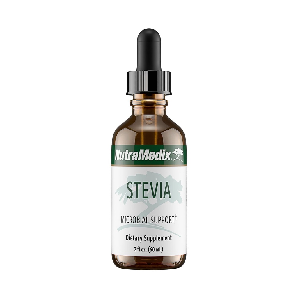NutraMedix Sweet Leaf Stevia Liquid Drops - Suikervrije zoetstof van Pure Stevia Leaf Extract voor Microbial Ondersteuning - Lage Carb, Geen toegevoegde suiker (2 oz / 60 ml)