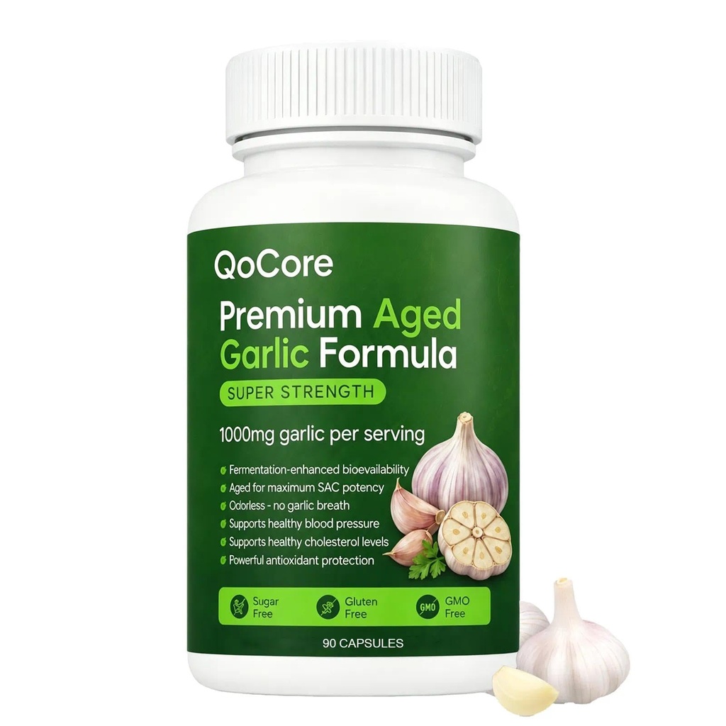Qocore Aged Black Garlic