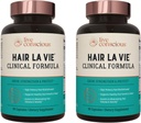 Hair La Vie Live Conscious Clinical Formula Hair Vitamins Capsule with Biotin and Saw Palmetto - Healthy Hair and Whole-Body Wellness (2-Pack)
