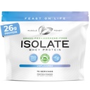 Muscle Feast Grass-Fed Wei Proteïne Isolaat, Alle Natuurlijke Hormone Vrije Pastuur Verhoogd, Wei Isolaat Proteïne Poeder voor Mannen en Vrouwen, Schoon, Niet-GMO & Glutenvrije, Isolaat Proteïne - Unflavored, 5lb